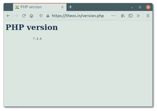 phpversion obtiene la versión actual de PHP