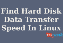 How To Find Hard Disk Data Transfer Speed In Linux