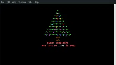 Mostrar árbol de Navidad animado en la terminal de Linux