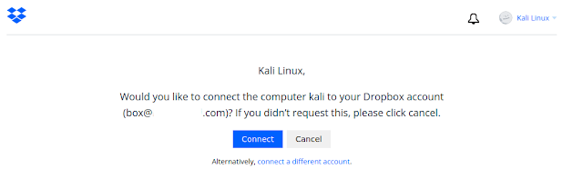 conectar dropbox a una aplicación linux