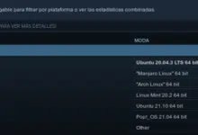 Según una encuesta de diciembre de 2021, las distribuciones que los usuarios de Steam usan con más frecuencia para Linux.