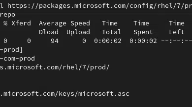 Agregar repositorio de Microsoft RedHat