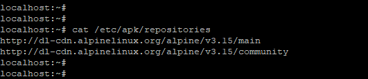 Repositorio Alpine Linux