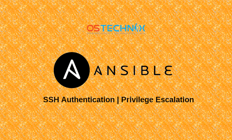 Aumento de privilegios y autenticación SSH de Ansible