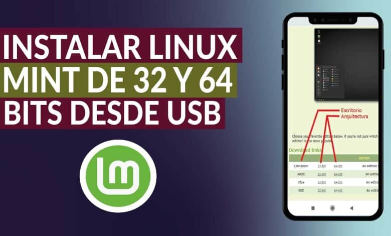 Cómo Descargar e Instalar Linux Mint 32 y 64 Bit Español desde USB