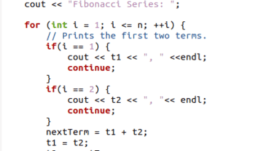 Secuencia de Fibonacci C++