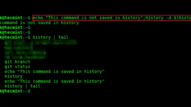 Cómo ejecutar un comando de Linux sin guardarlo en el historial