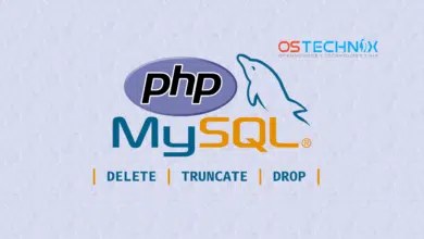 PHP MySQL ELIMINAR, TRUNCAR, DROP Tabla
