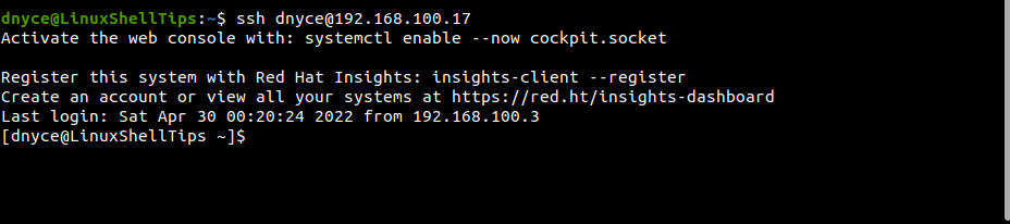Inicio de sesión de Linux sin contraseña SSH