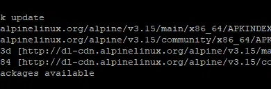 Actualizar Alpine Linux