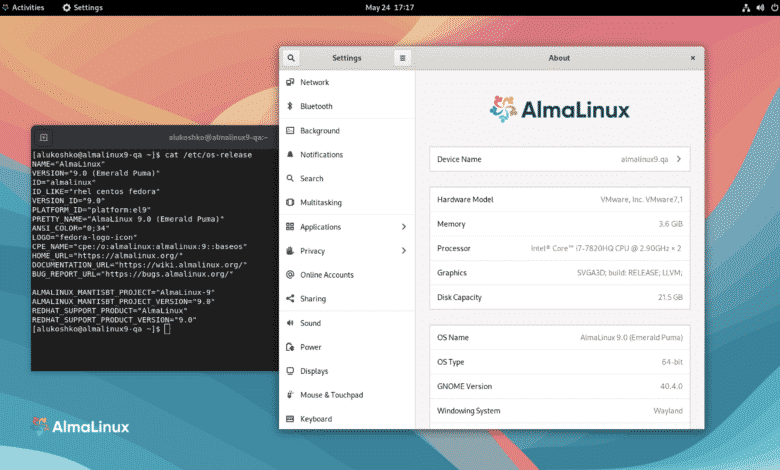 Lanzamiento oficial de AlmaLinux 9, basado en Red Hat Enterprise Linux 9