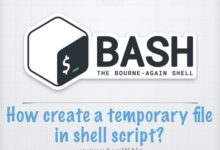 Cómo crear un nombre de archivo aleatorio temporal en bash scripting