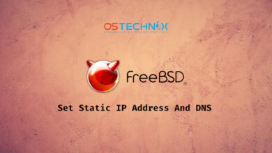 Establecer dirección IP estática y DNS en FreeBSD