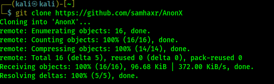 https://github.com/samhaxr/AnonX clonar anonx de github