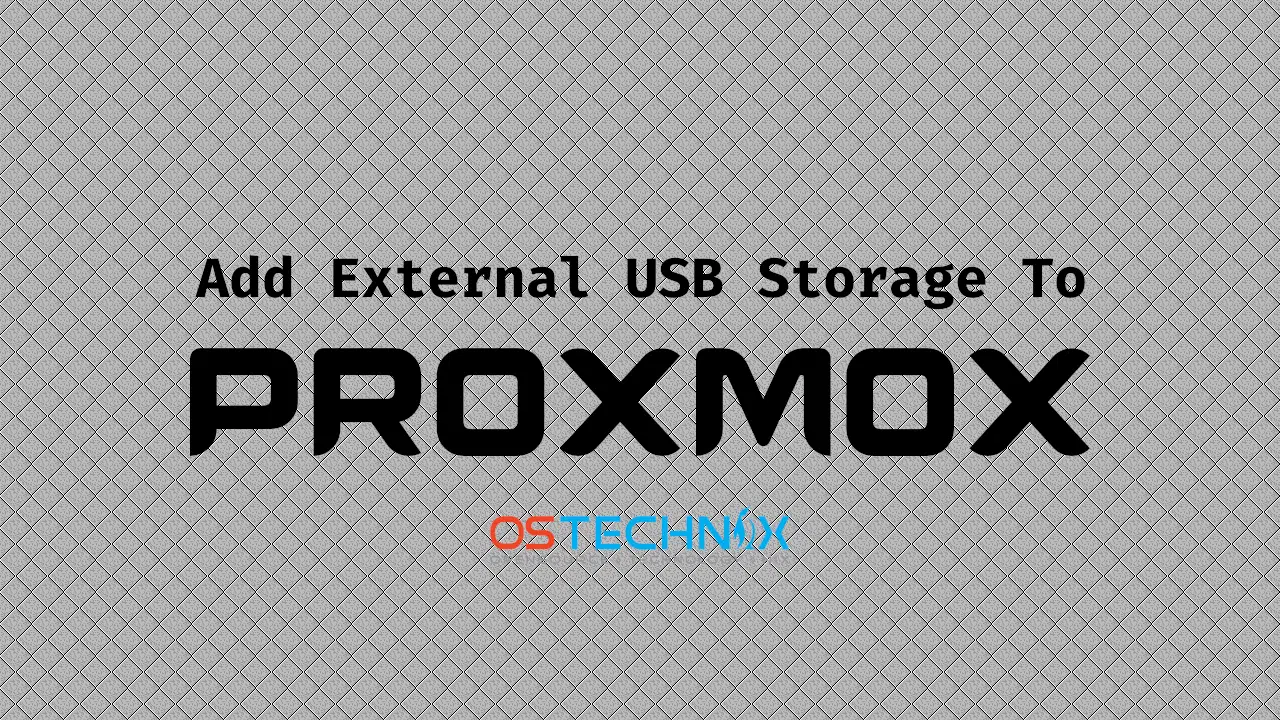 Cómo agregar almacenamiento USB externo a Proxmox