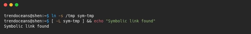 Compruebe si existe un archivo de símbolos a través del script bash