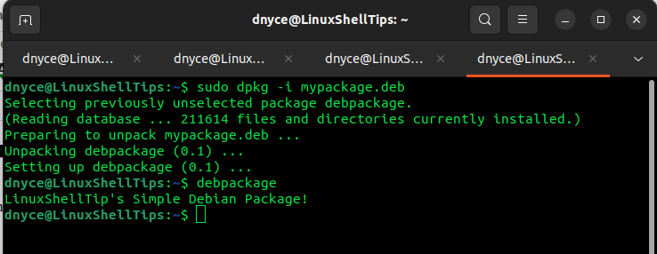 Ejecutar paquetes Debian
