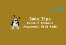 Evitar argumentos de comando usando Sudo en Linux