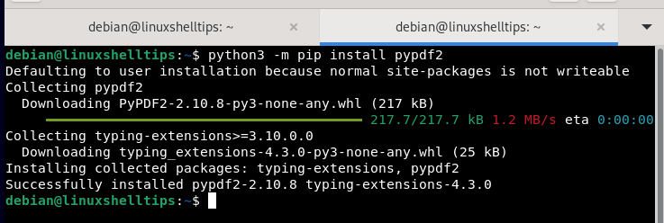 Instalar módulos de Python en Debian