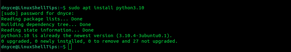 Instalar Python en Ubuntu