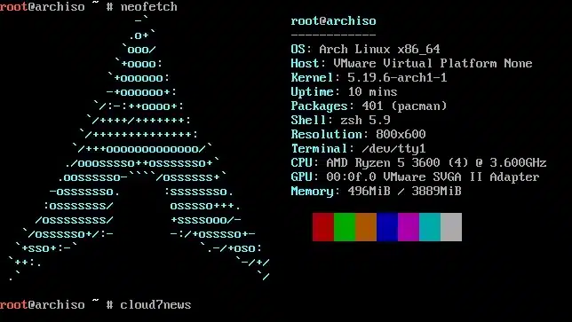Arch Linux 2022.09.03 viene con Linux 5.19 2