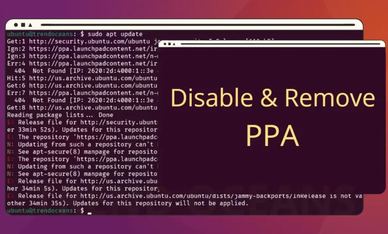 Cómo eliminar y deshabilitar PPA individuales en Ubuntu 22.04