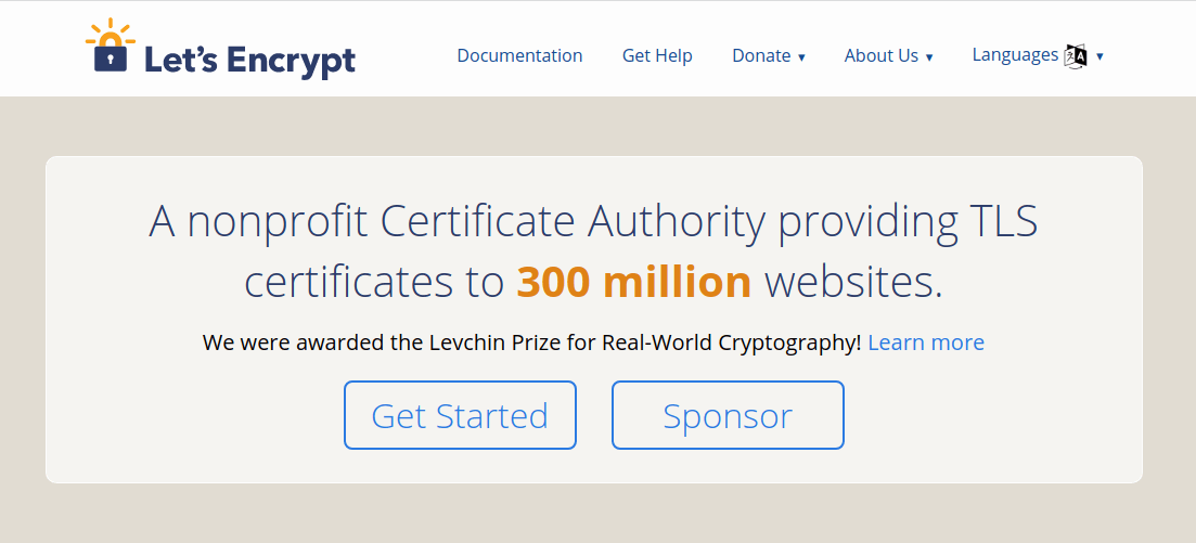 Licencia SSL gratuita de Let's Encrypt