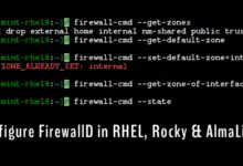 Cómo configurar FirewallD en RHEL, Rocky y AlmaLinux