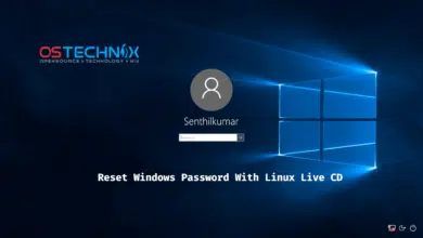 Restablecer la contraseña de Windows usando un Live CD de Linux