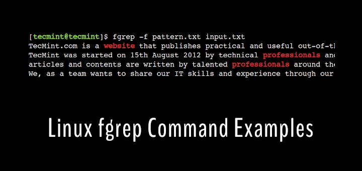 Cómo encontrar cadenas de texto en archivos usando el comando fgrep