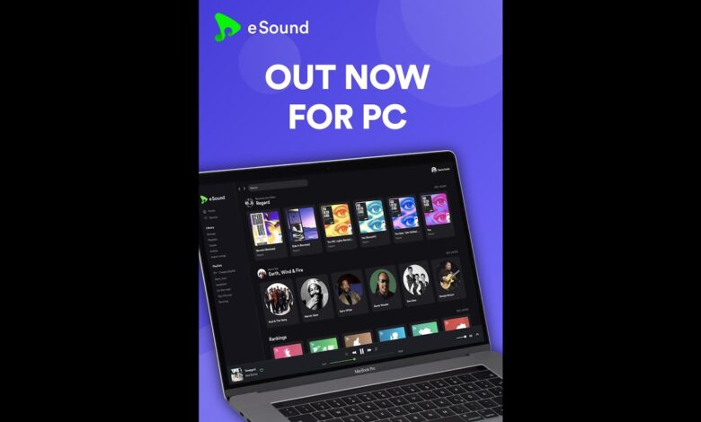 🎵 App para escuchar música desde PC #eSound Clon de Spotify sin anuncios
