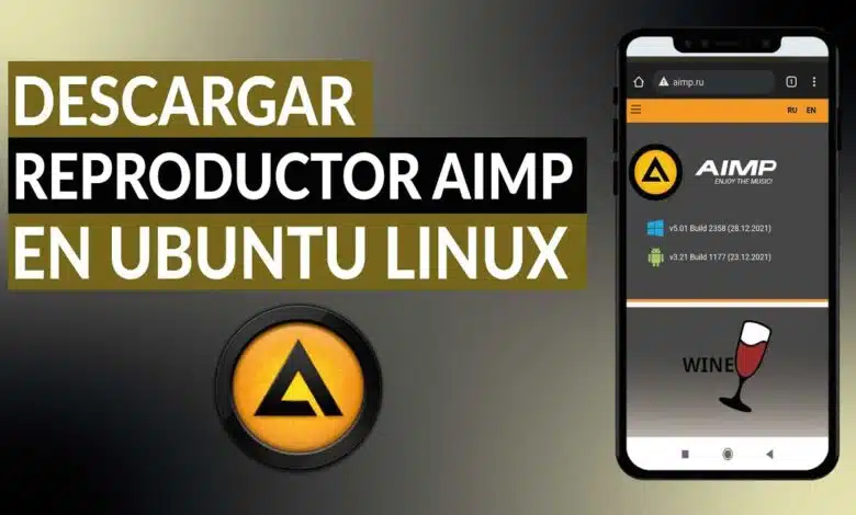 Cómo descargar e instalar fácilmente AIMP Player en Ubuntu Linux