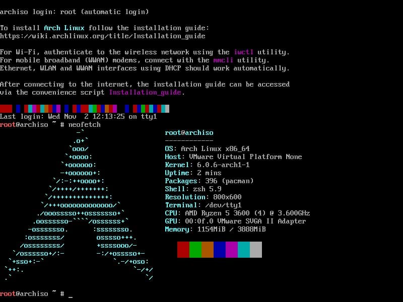 La actualización ISO de Arch Linux 2022.11.01 trae Linux Kernel 6.0 ...