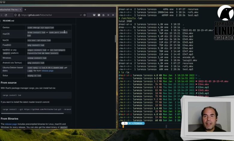 Una alternativa al comando tradicional Linux ls (LSDeluxe)