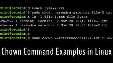 11 ejemplos de comandos chown de Linux para cambiar la propiedad de los archivos