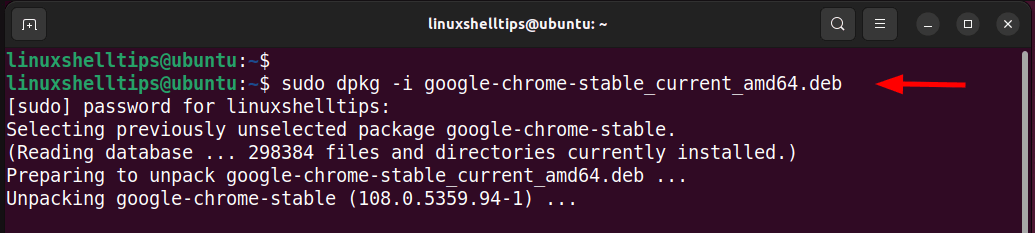 Instalar Google Chrome en Ubuntu