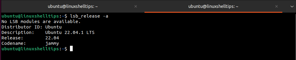 Comprobar la versión de Ubuntu
