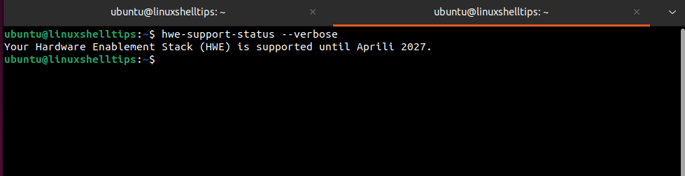 Compruebe el final de la vida útil de Ubuntu