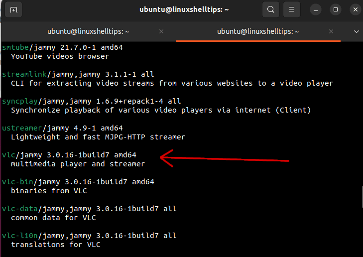 Buscar paquetes en Ubuntu