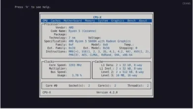 CPU-X: Encuentre su información de hardware de Linux en Pinch