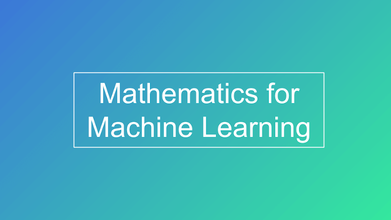 matemáticas de aprendizaje automático