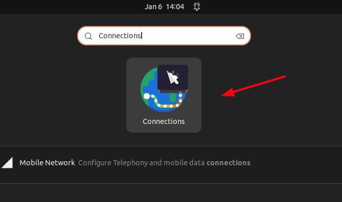 Gnome Connections - cliente de escritorio remoto