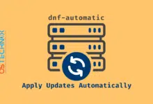 Aplicar actualizaciones automáticamente con dnf-automatic