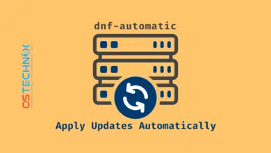 Aplicar actualizaciones automáticamente con dnf-automatic