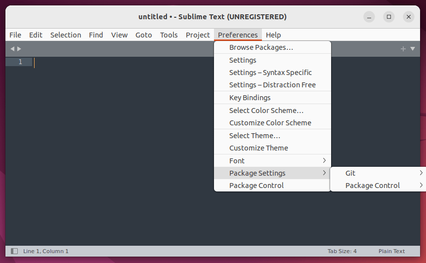 Listar paquetes instalados en Sublime Text