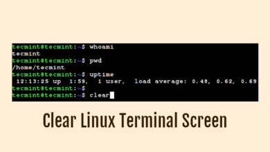 4 comandos útiles para borrar la pantalla de su terminal Linux