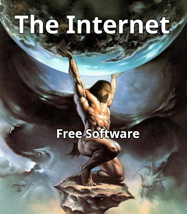 El software gratuito de Richard Stallman ejecuta memes de Internet