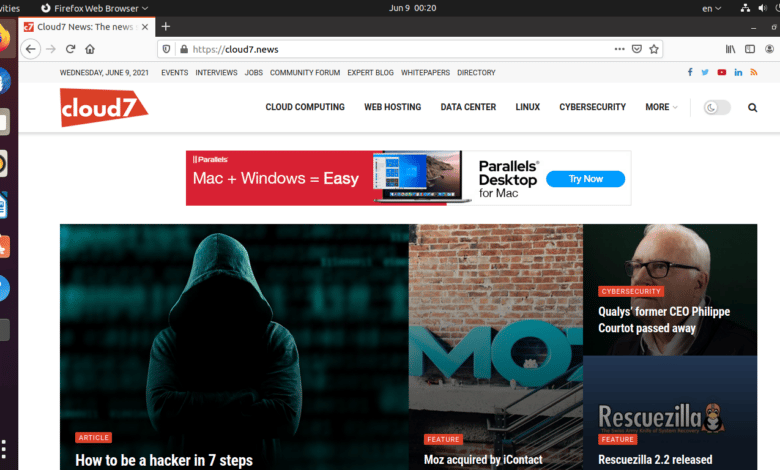 Navegador web Mozilla Firefox para Linux