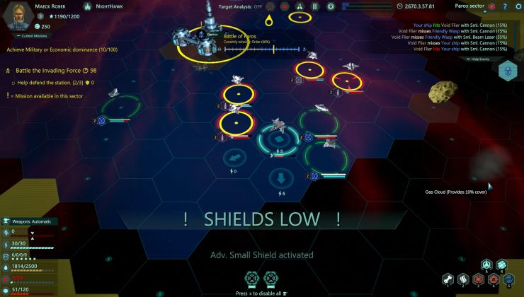 El elegante juego de rol táctico espacial Relic Space entra en acceso anticipado