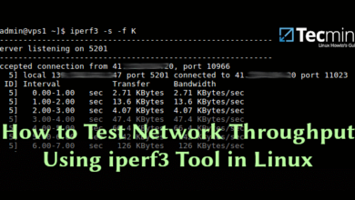 Cómo probar la velocidad de la red usando la herramienta iPerf3 en Linux